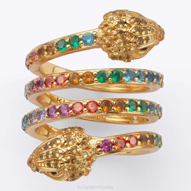 Kurt Geiger mujer anillo en espiral con águila de Londres 2LPR179 | accesorios varios/otros